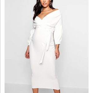 White Maternity Dress